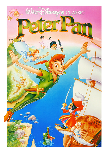 Peter Pan Vintage Poster / PLATINA