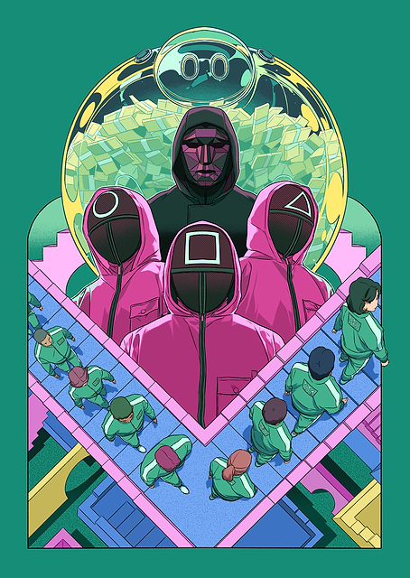 Squid Game workers / PLATINA