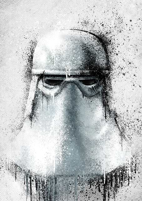 Hoth Stormtrooper Helmet / platina