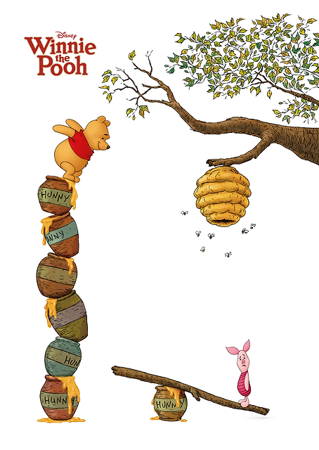 Pooh See Saw Poster / PLATINA