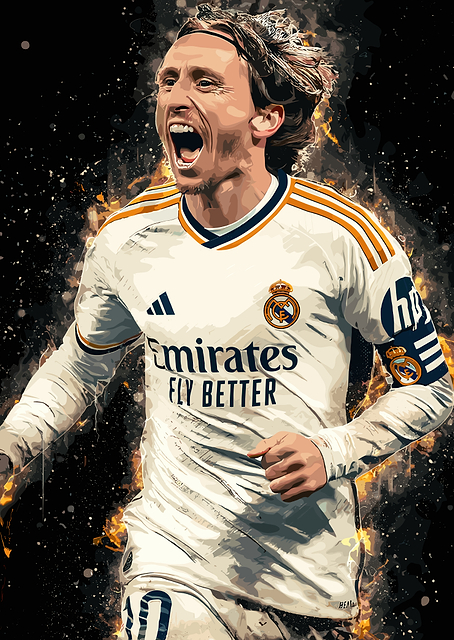 Luka Modric Real Madrid / PLATINA