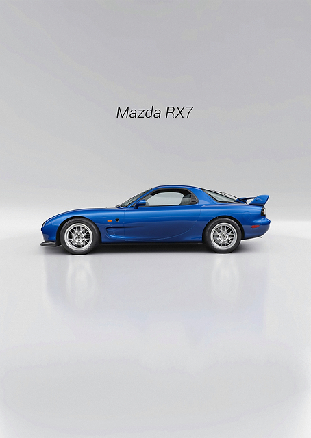 Mazda RX7 Sports Car / PLATINA