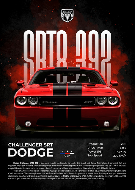 Dodge Challenger SRT8 392 / PLATINA