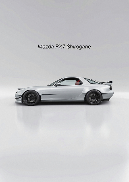 Mazda RX7 Shirogane / PLATINA