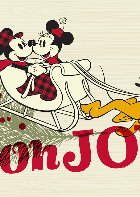 Mickey Minnie Sleigh / PLATINA