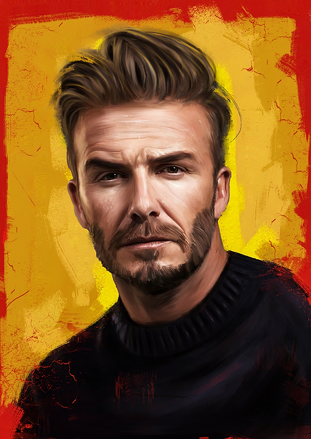 David Beckham Portrait / PLATINA