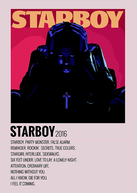 Starboy Album Cover / PLATINA