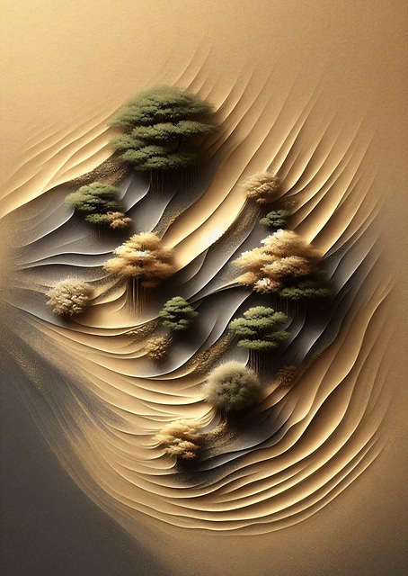 Dunes of time / platina