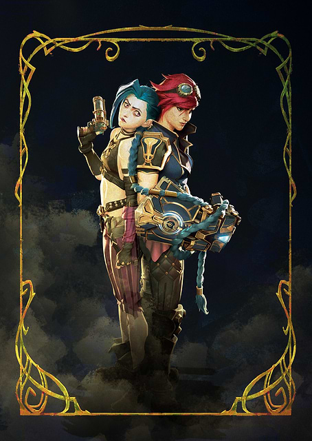 Jinx and Vi / platina