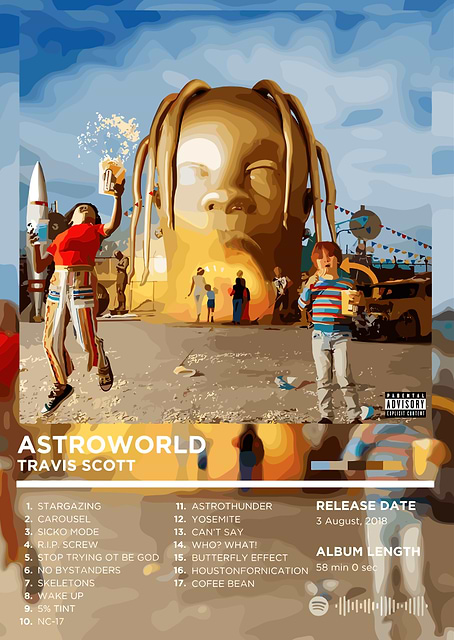 Travis Scott Astroworld / platina