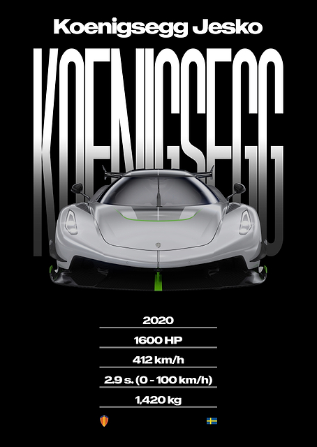 Koenigsegg Jesko Supercar / PLATINA