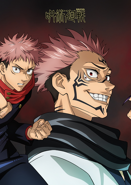 JJK S01 Yuji & Sukuna / PLATINA