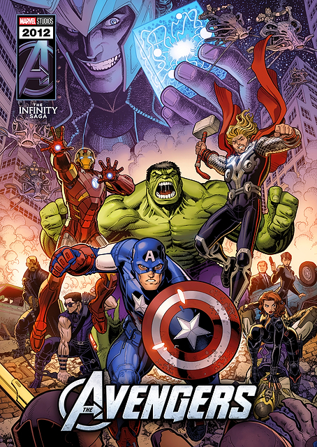 Avenger Group Comic / platina