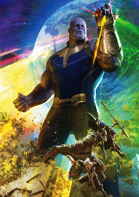 Thanos Infinity Gauntlet / platina