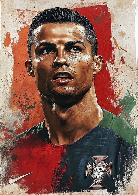 Cristiano Ronaldo Portrait / PLATINA