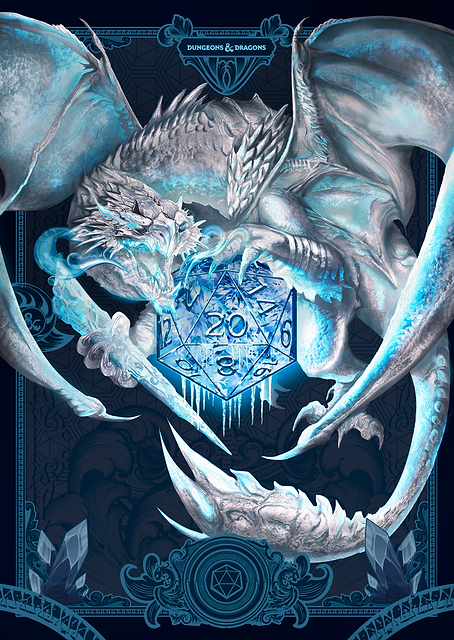 Ancient White Dragon & Ice / PLATINA
