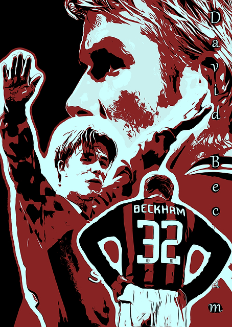 David Beckham Poster / PLATINA