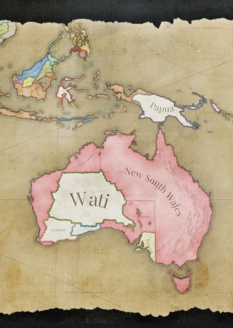 Oceania Sphere of Influenc / PLATINA