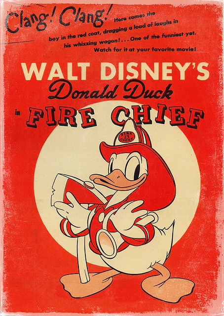 Donald Duck Fire Chief / PLATINA