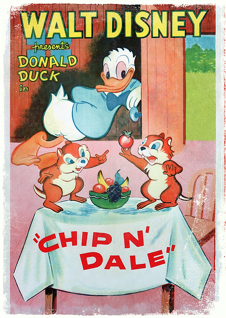 Donald Duck Chip and Dale / PLATINA