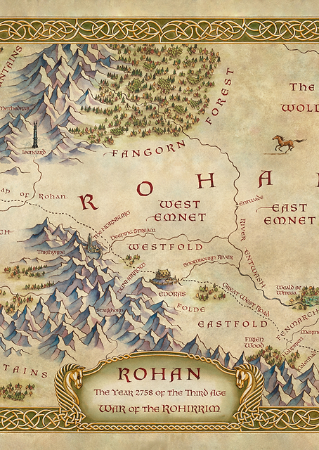 War of the Rohirrim map / PLATINA