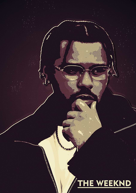 The Weeknd Portrait / platina