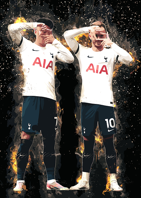 Son & Kane Tottenham Goal Celebration / PLATINA
