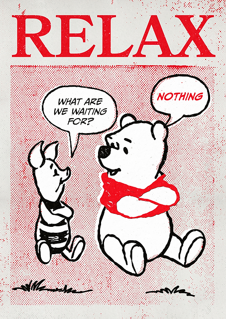 Piglet Pooh Relax / PLATINA