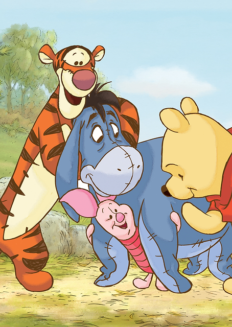 Pooh Group Poster / PLATINA