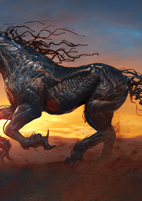 Venom Symbiote Horse / PLATINA