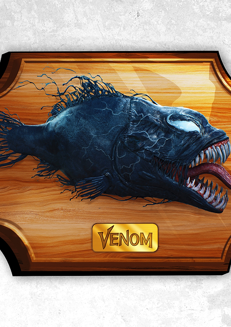 Venom Symbiote Fish / PLATINA