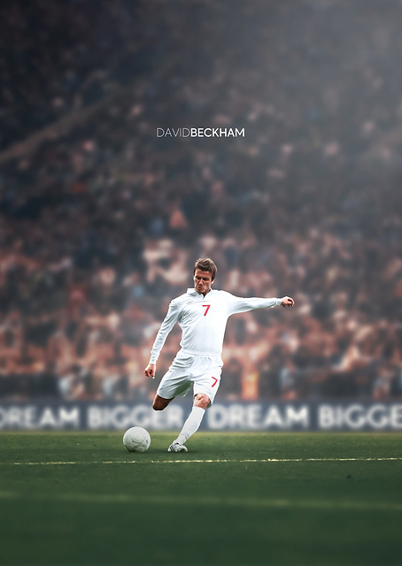 David Beckham Soccer Action / PLATINA