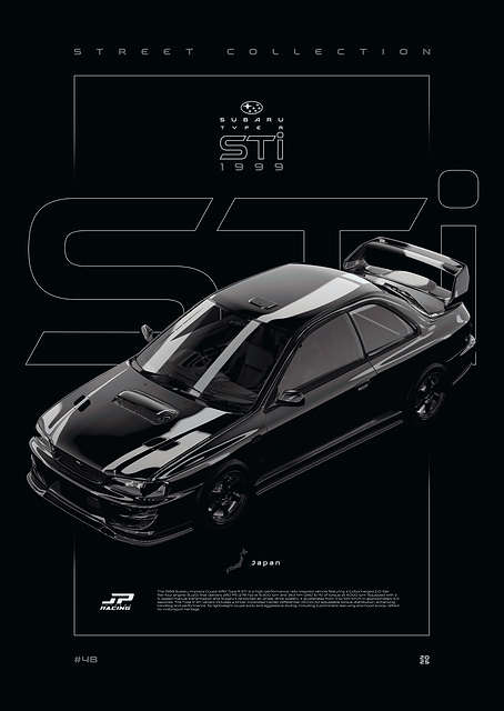 Subaru Impreza Coupe WRX Type R STi 1999 / PLATINA