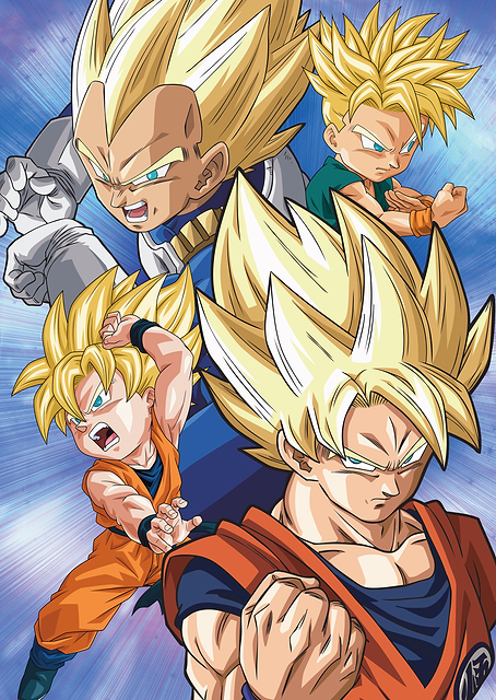 Goku and Vegeta / PLATINA