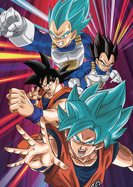 Goku and Vegeta / PLATINA