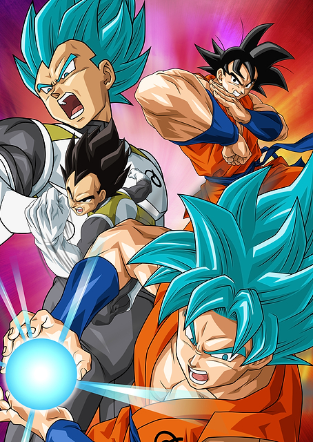 Goku & Vegeta / PLATINA