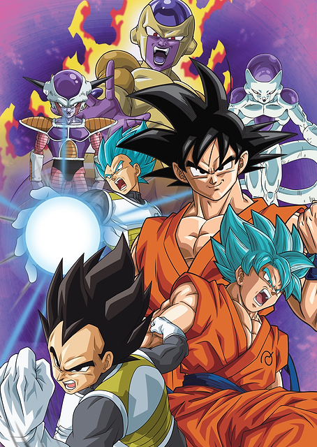 Goku, Vegeta & Frieza / PLATINA