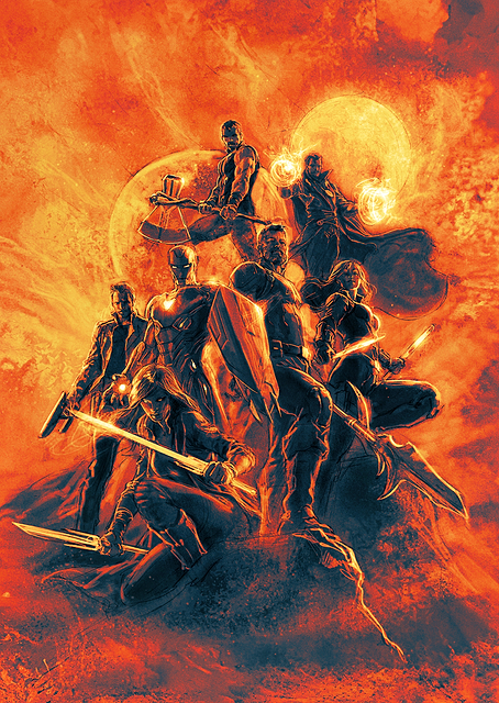 Infinity Saga Sketch 4 / platina