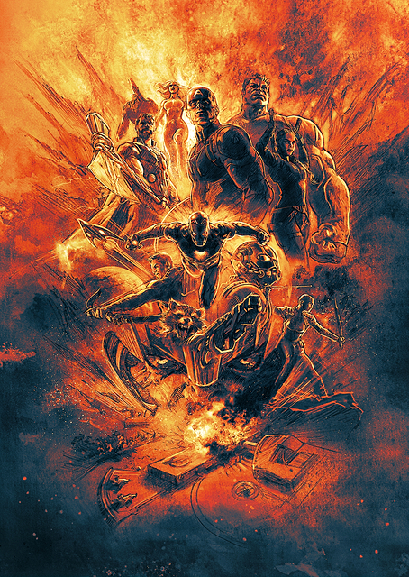 Infinity Saga Sketch 1 / platina