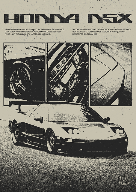 Honda NSX Retro Style / PLATINA