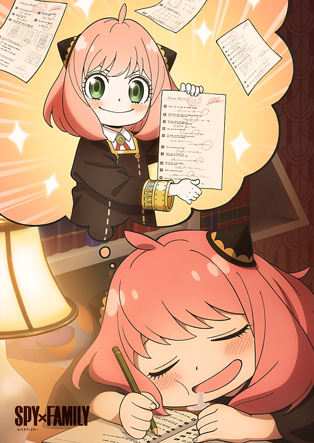 Anya Forger Studying / PLATINA