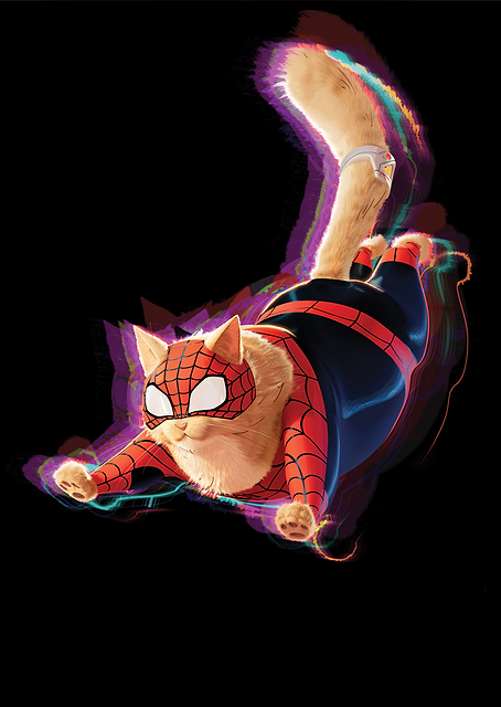 Spider-Cat Pounce / platina