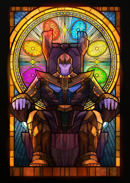 Stained Glass Thanos / PLATINA