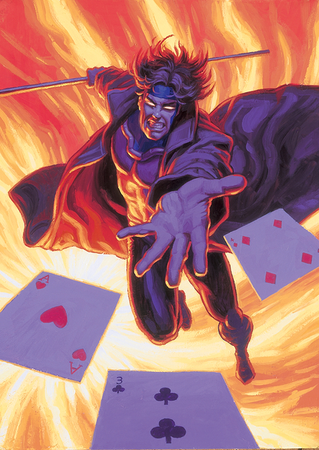 Gambit Throwing Cards / PLATINA