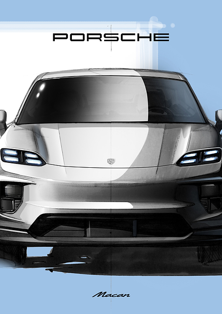 Porsche Macan Sketch / PLATINA