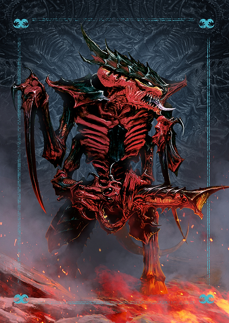 Behemoth Tyranid Warrior 2 / PLATINA