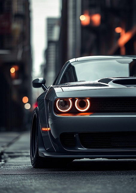 Dodge Challenger Headlights / PLATINA