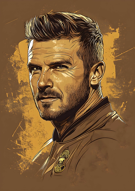 David Beckham Player Fan Art / PLATINA