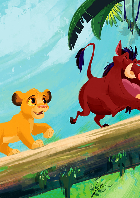 Simba Pumbaa Timon / PLATINA