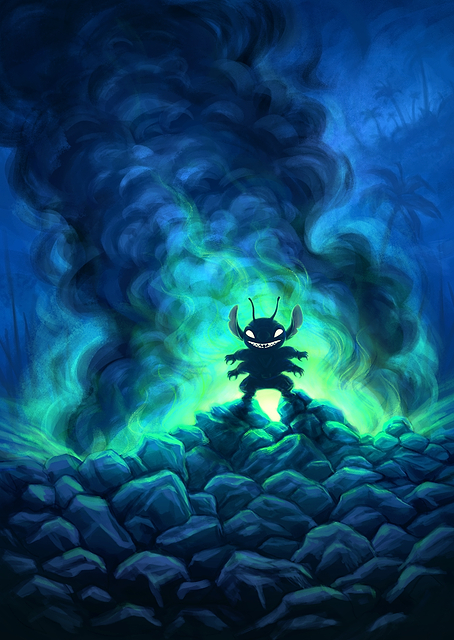 Stitch Crashes on Earth / PLATINA